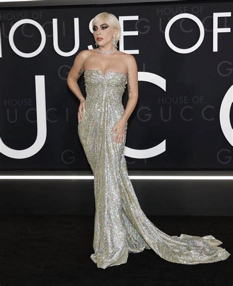 rer carpet gucci dresses|Lady Gaga's Best Red Carpet Looks from House of Gucci Press .